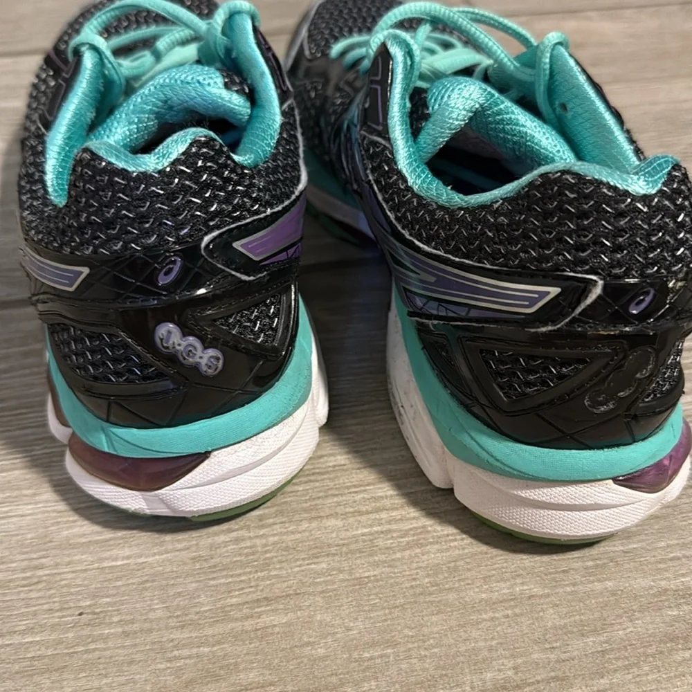 ASICS GT-2000 3 Women's Running Shoes Black Teal Purple T550N Size‎ 9